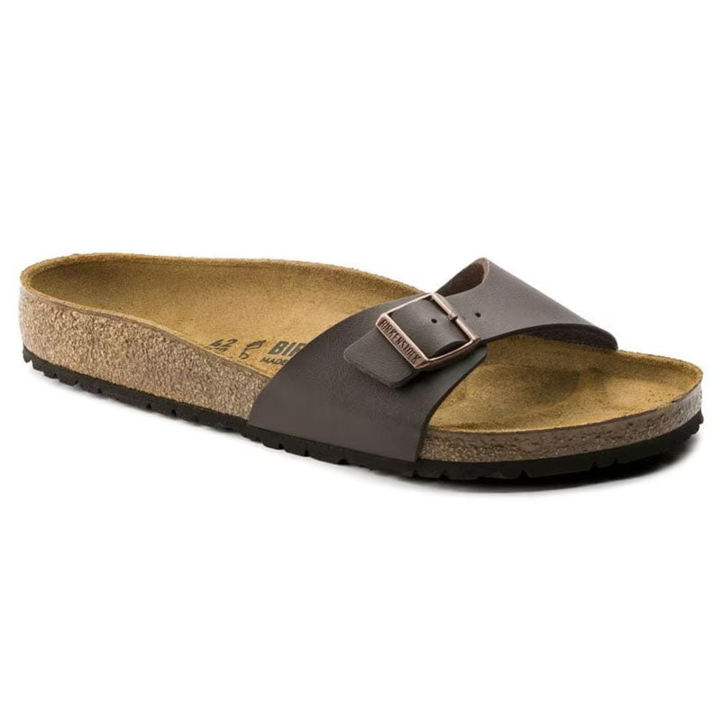 Birkenstock Madrid Birko-Flor Dark Brown Regular Fit