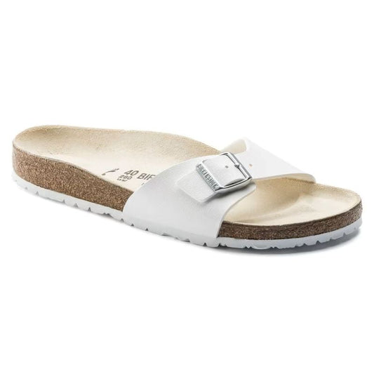 Birkenstock Madrid Birko-Flor White Narrow Fit