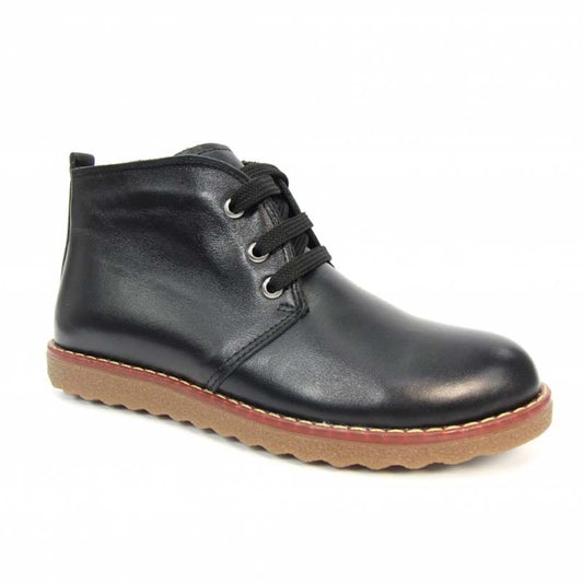 Womens Lunar Leather Ankle Boots Black