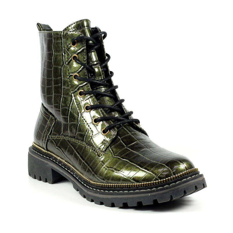 Womens Lunar Ankle Boots Green