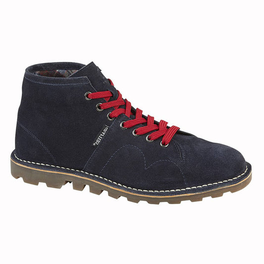 Grafters Unisex Heritage Monkey Boots Navy
