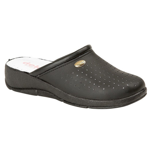 Womens Dek Padded Clog Black