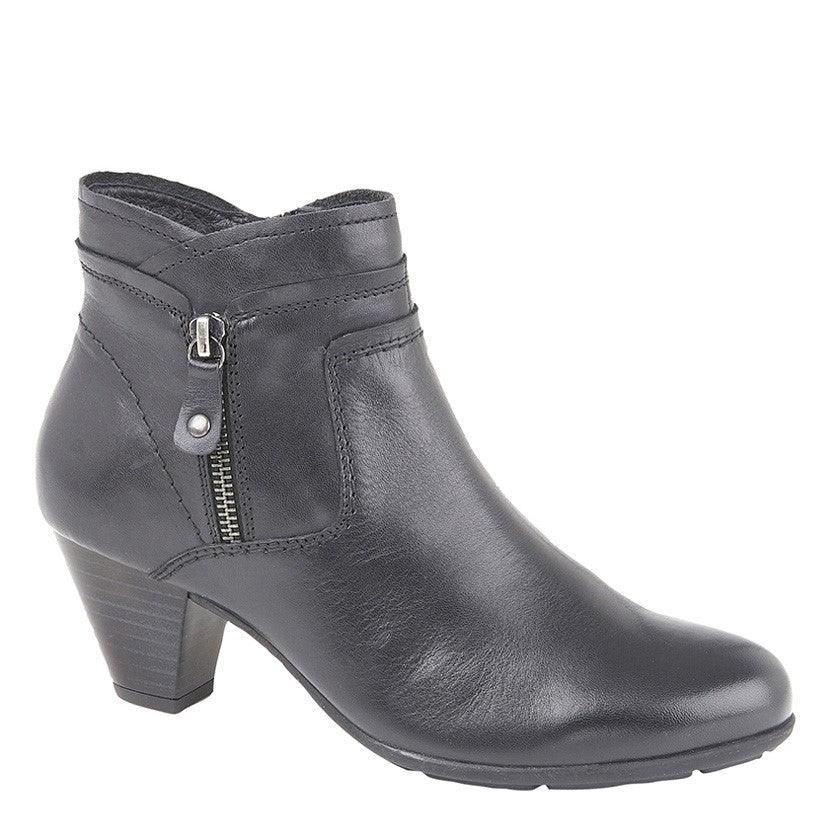 Womens Cipriata Side Zip Ankle Boot Black