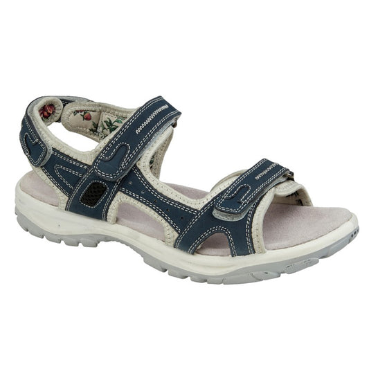 Womens Mod Comfys Leather Walking Active Sandals Blue