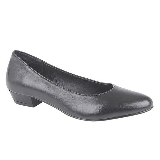 Womens Mod Comfys Ladies Court Shoe Black