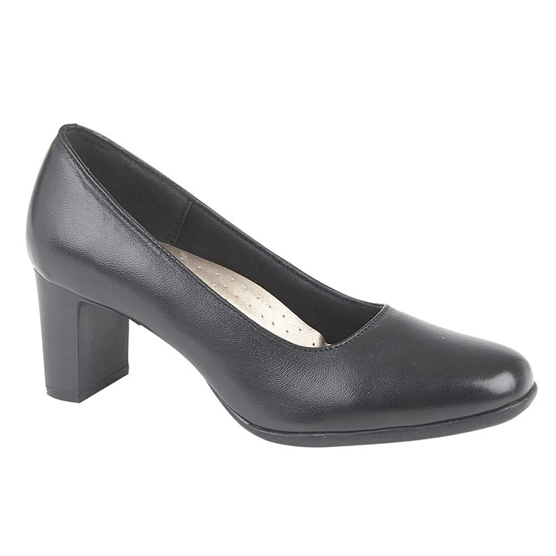 Womens Mod Comfys Ladies Court Shoe Black