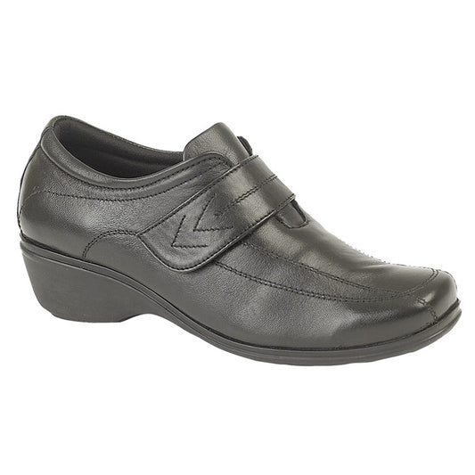 Womens Mod Comfys Touch Fastening Casual Shoe Black