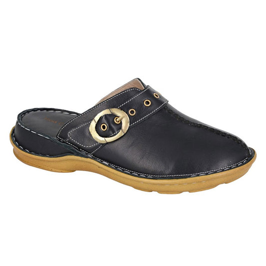 Womens Mod Comfys Slip On Mule Black