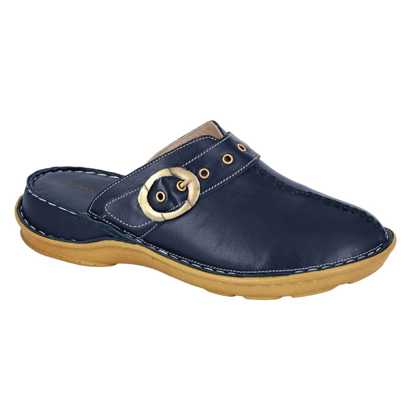 Womens Mod Comfys Slip On Mule Navy