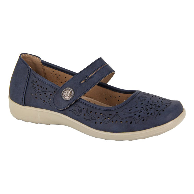 Womens Boulevard Bar Shoe Navy