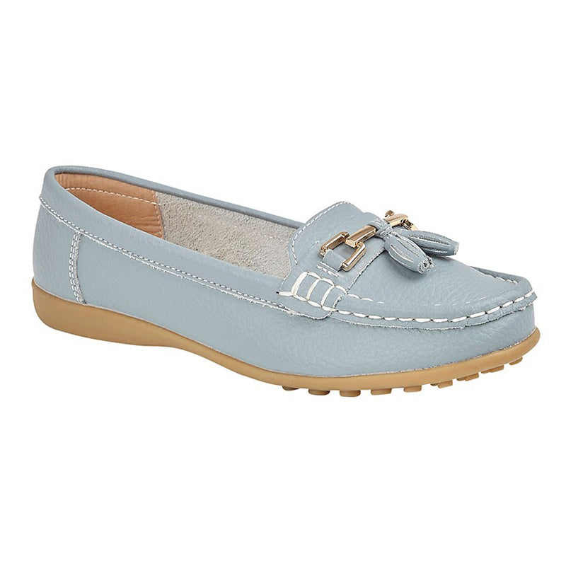 Womens Boulevard Tassle Loafer Blue