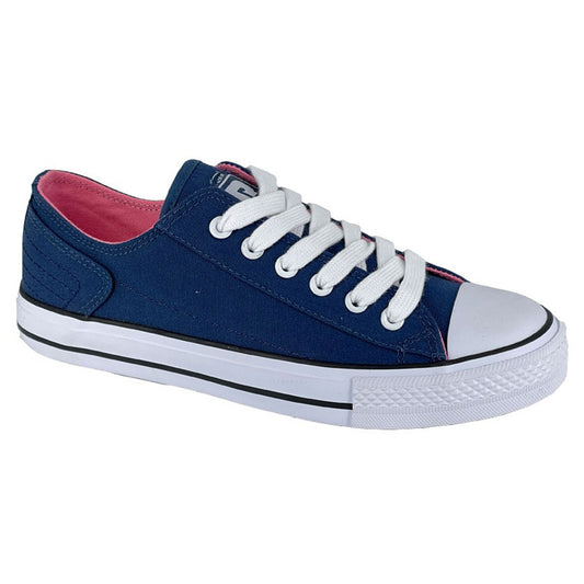 Womens Rdek Canvas Lace Trainers Navy