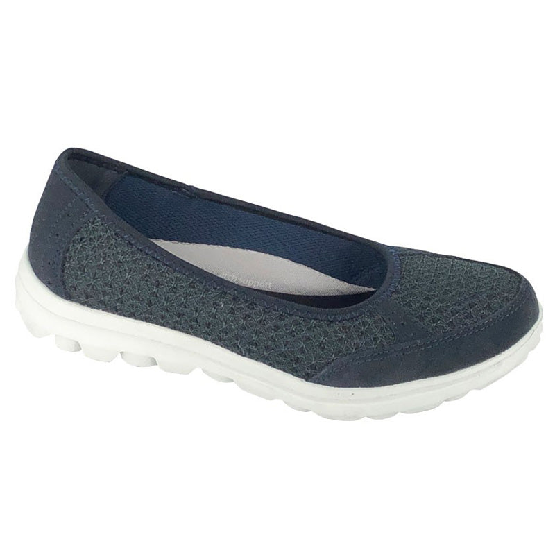 Womens Boulevard Slip On Leisure Shoe Navy