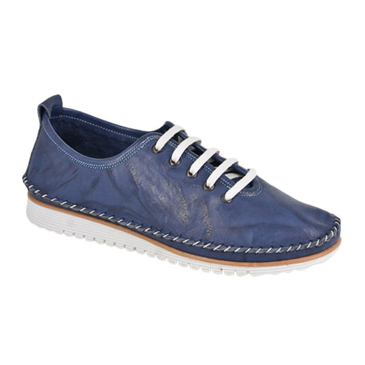 Womens Mod Comfys Flexi Lace Shoe Navy