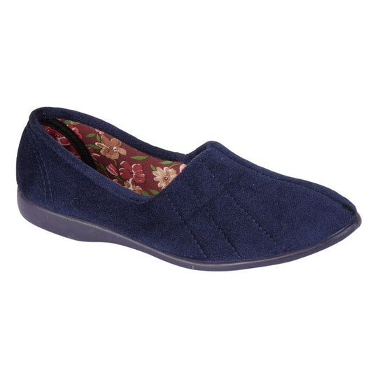 Womens Sleepers AUDREY III Roll Top Slipper Navy