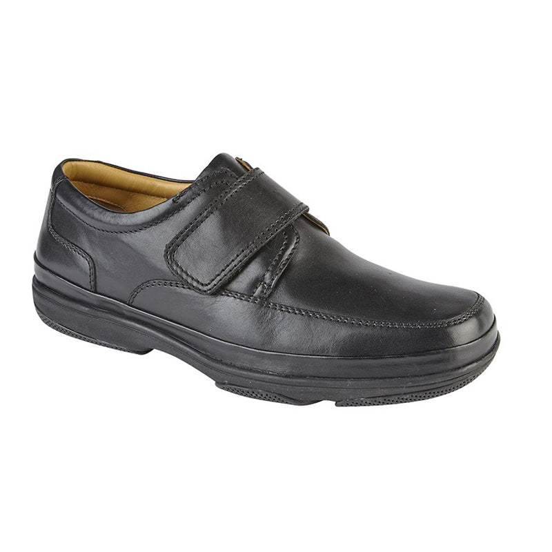 Mens Roamers Wide Fit Casual Shoe Black