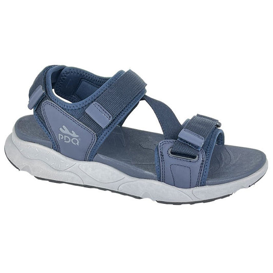 Mens PDQ Webbed Textile Sandals Navy