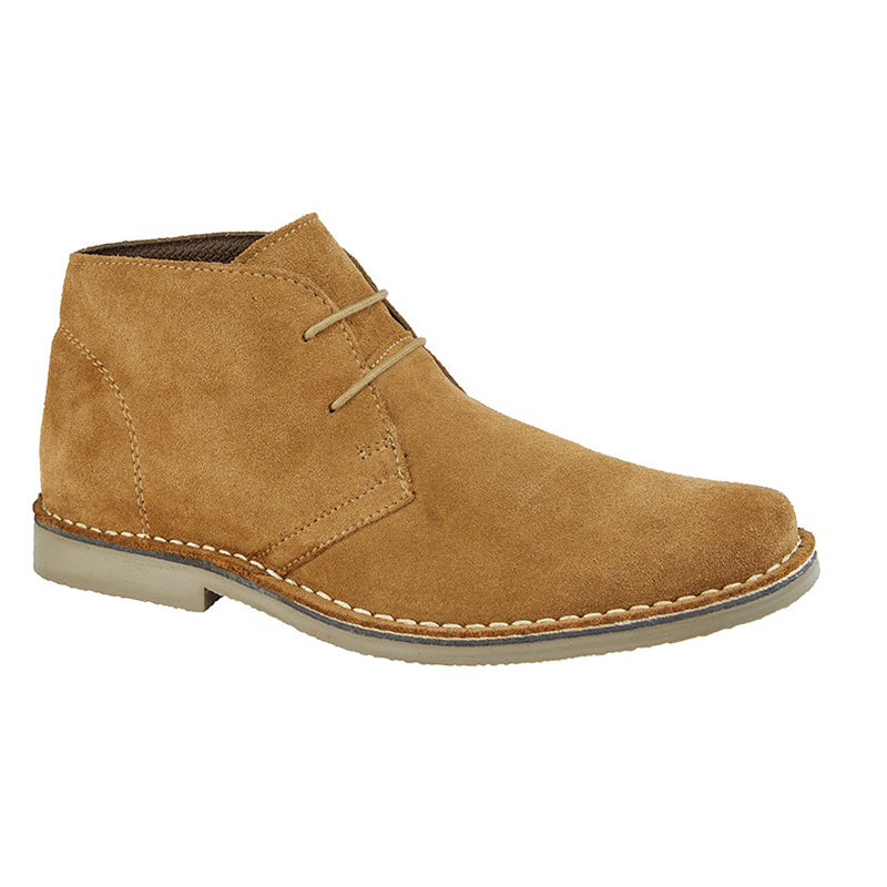 Mens Roamers 2 Eyelet Desert Boot Sand