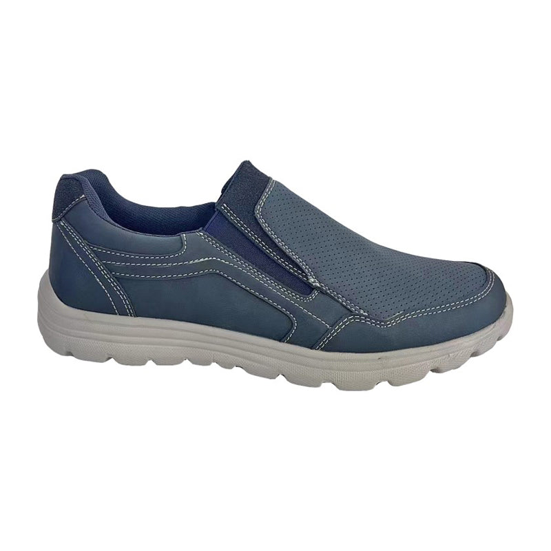 Mens Scimitar Lightweight Twin Gusset Trainers Navy