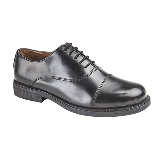 Mens Scimitar Smart Capped Oxford Cadet Shoe Black