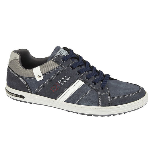 Mens R21 Casual Trainer Navy