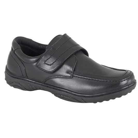 Mens Scimitar Touch Fastening Casual Shoe Black