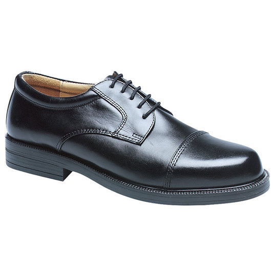 Mens Scimitar Capped Smart Gibson Shoe Black