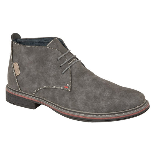 Mens Goor Desert Boot Grey