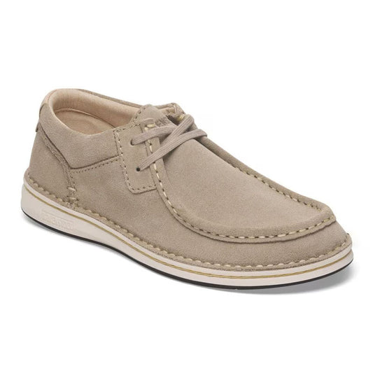 Birkenstock Pasadena Suede Leather Shoes Taupe Regular Fit