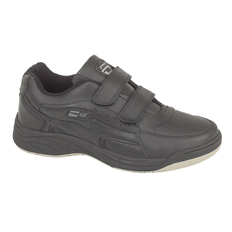 Mens Dek Orleans Fuller Trainers Touch Black