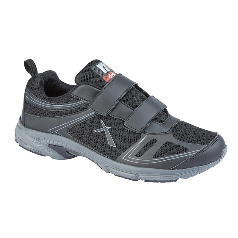 Mens Dek Superlight Twin Touch Fastening Trainer Black