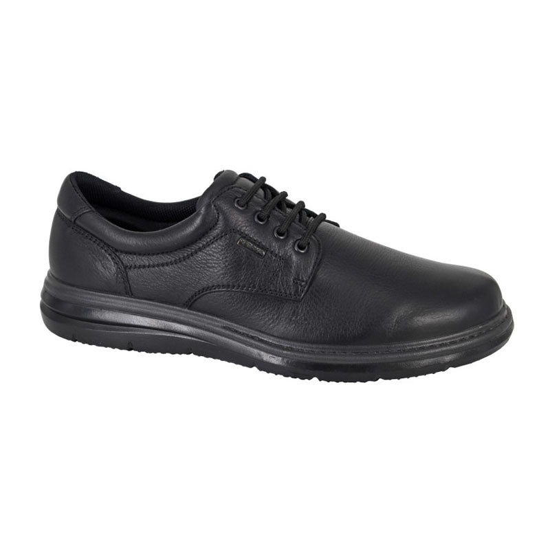 Mens IMAC Extra Wide 4 Eye Lace Shoes Black