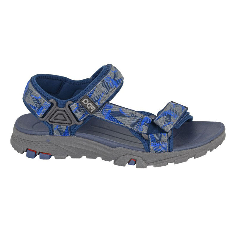 Mens PDQ Velcro Touch Acive Sandals Navy