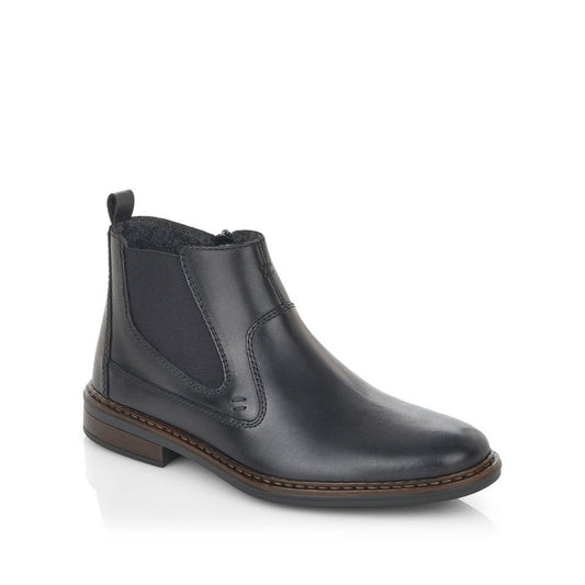 Mens Rieker Extra Wide Boots Black