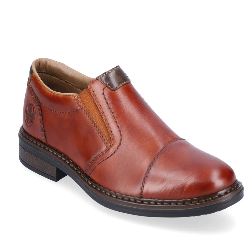 Mens Rieker Wide Fit Shoes Brown