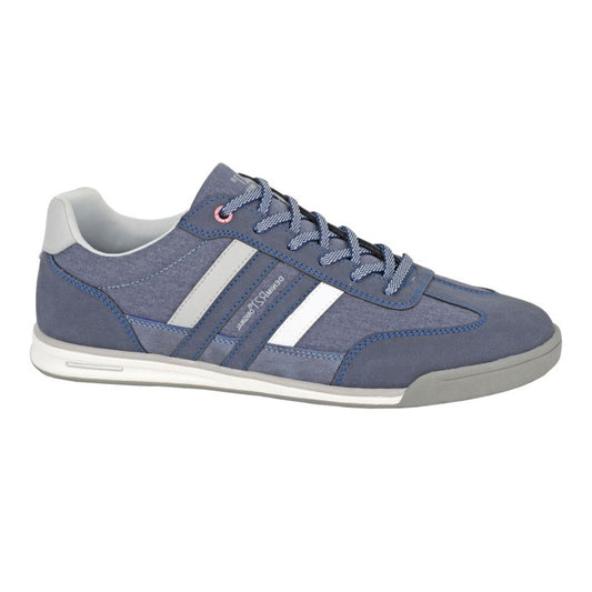 Mens R21 Laces Leisure Trainers Navy