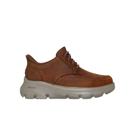 Mens Skechers Slip In Garza Rowan Relaxed Fit Shoes Brown