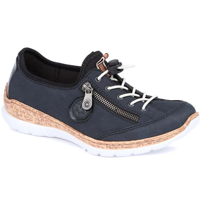 Womens Rieker N4263 Casual Trainers Blue