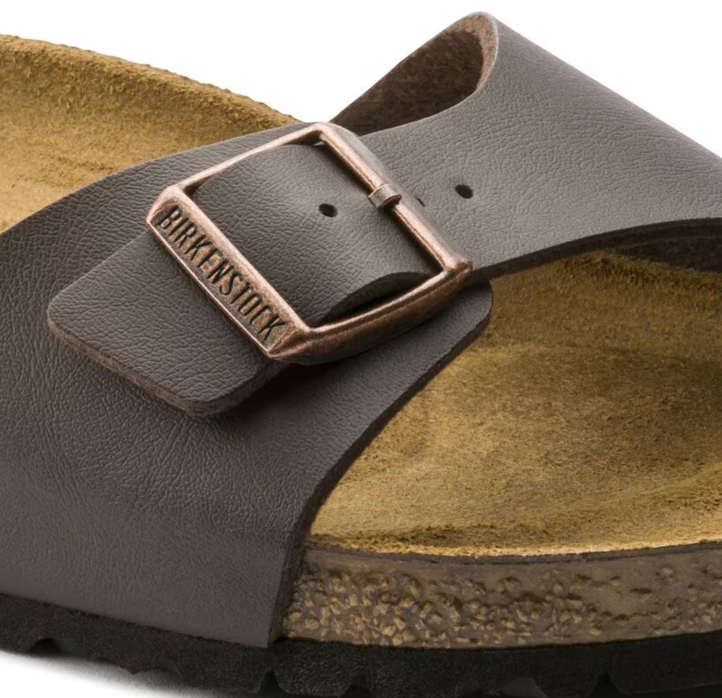 Birkenstock Madrid Birko-Flor Dark Brown Narrow Fit