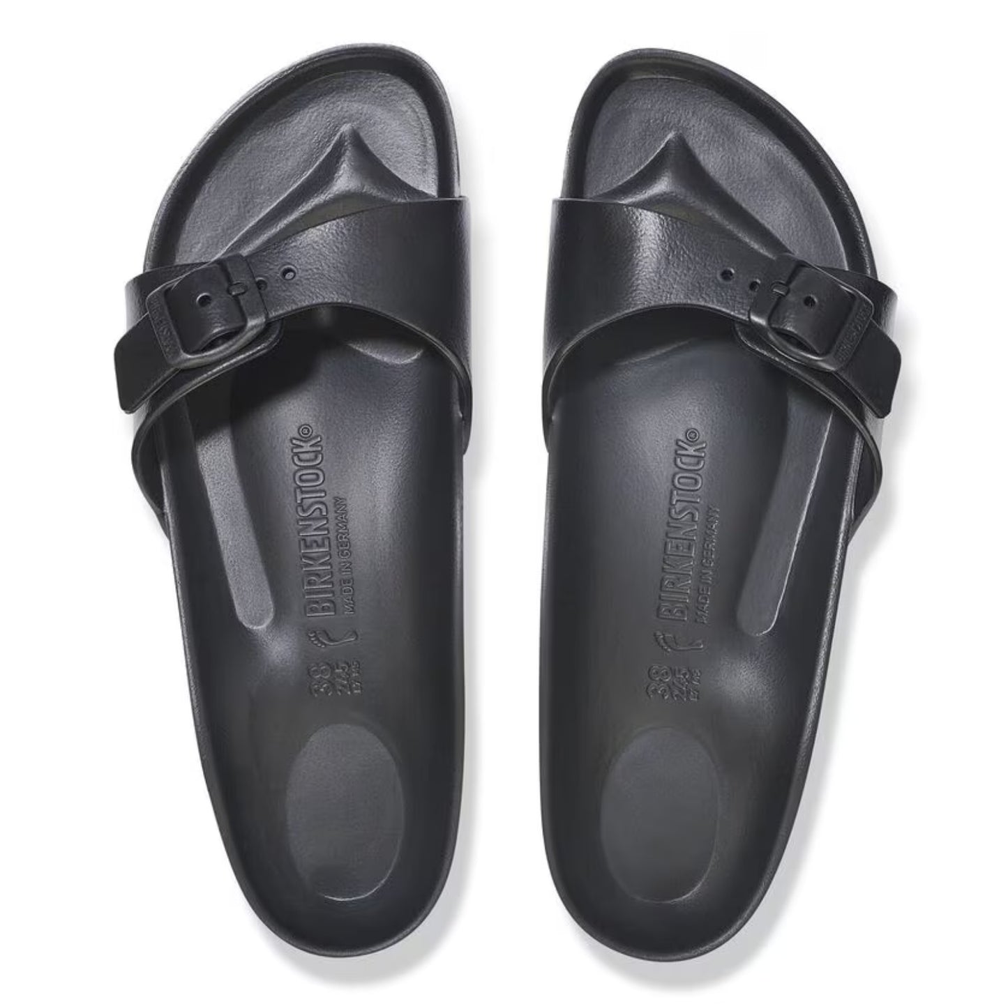 Birkenstock Madrid EVA Sandals Black Narrow Fit