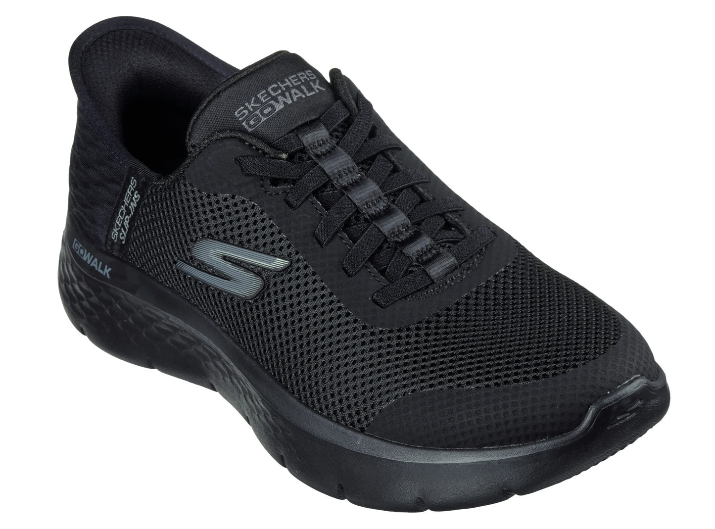 Womens Skechers Slip-ins GO WALK Flex Grand Entry Trainers Black