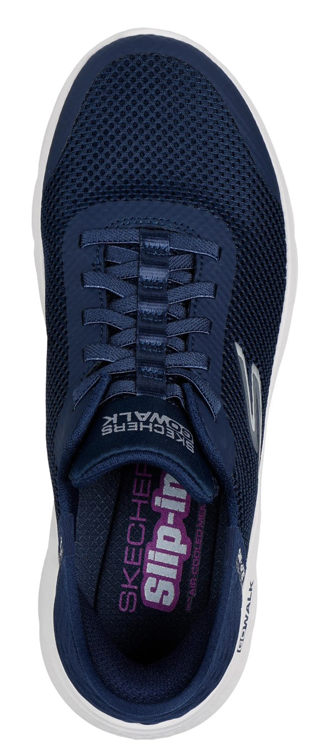 Womens Skechers Slip-ins GO WALK Flex Grand Entry Trainers Navy