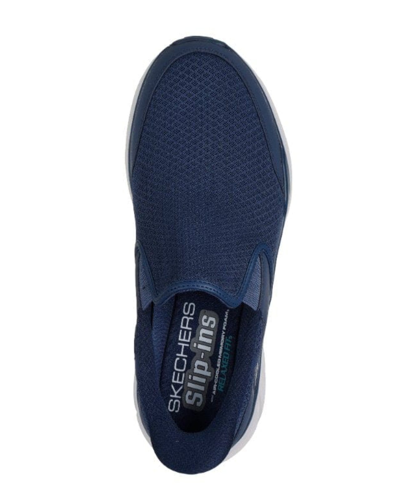 Mens Skechers Slip Ins Relaxed Fit Equalizer Shoes Navy