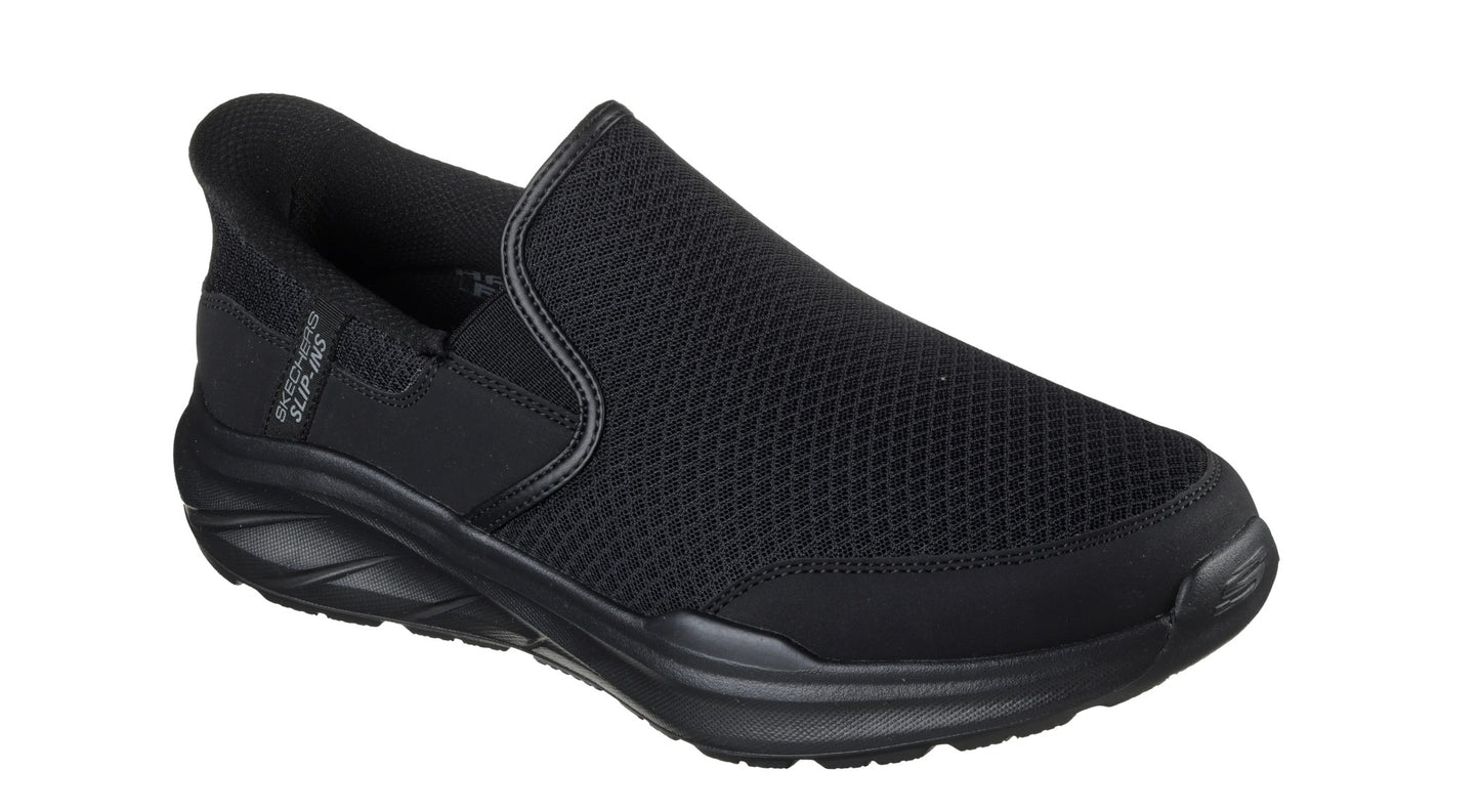 Mens Skechers Slip ins Relaxed Fit Equalizer Shoes Black