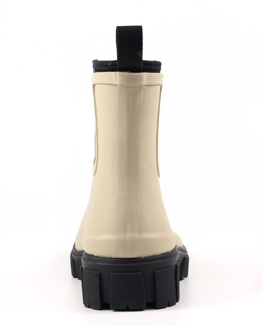 Womens Lazy Dogz Ankle Wellingtons Cream