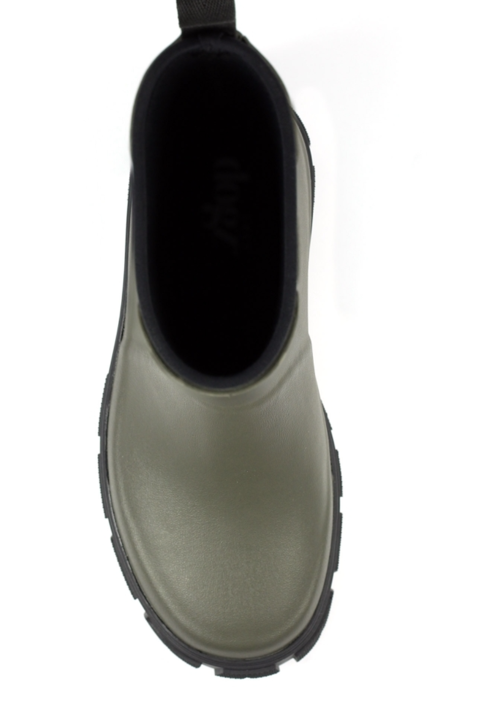 Womens Lazy Dogz Ankle Wellingtons Olive