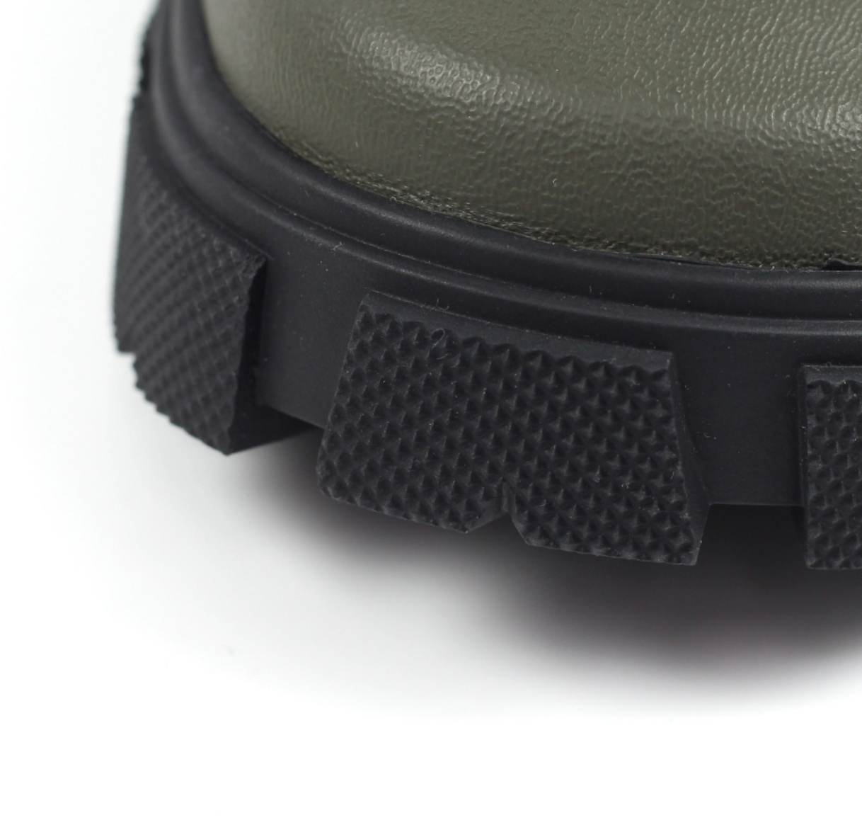 Womens Lazy Dogz Ankle Wellingtons Olive