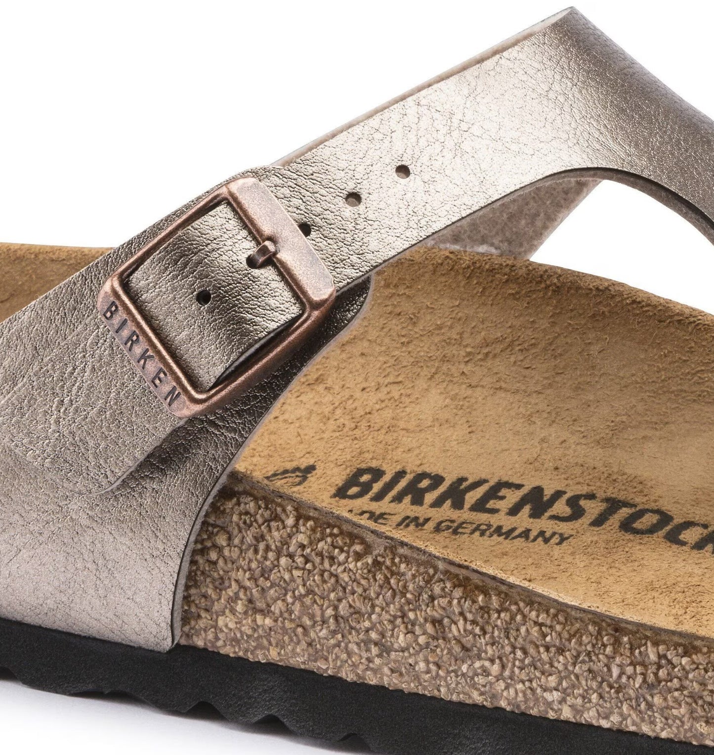 Birkenstock Gizeh Birko-Flor Sandals Graceful Taupe Regular Fit