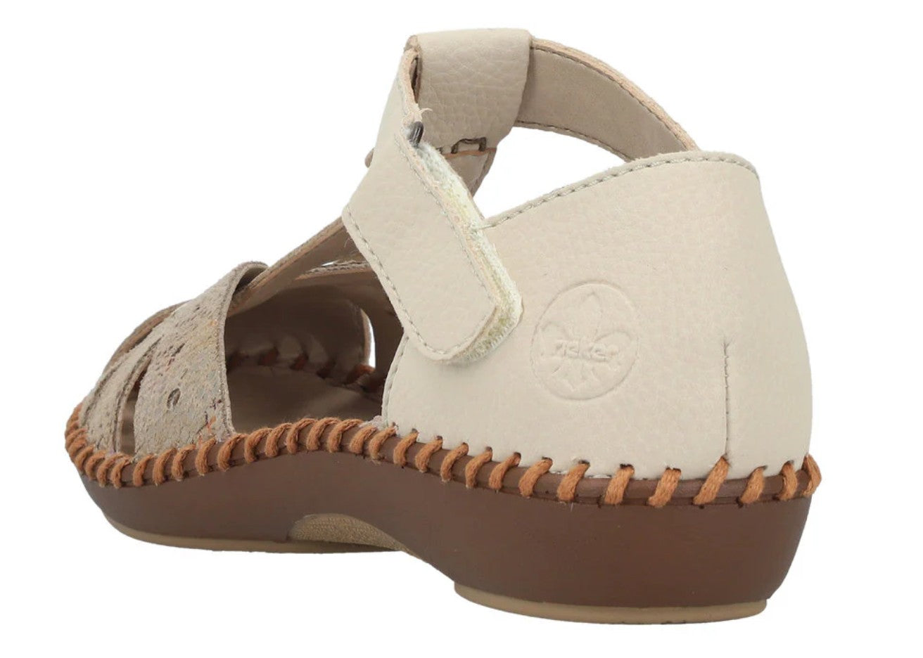 Womens Rieker Closed Toe Sandals Beige