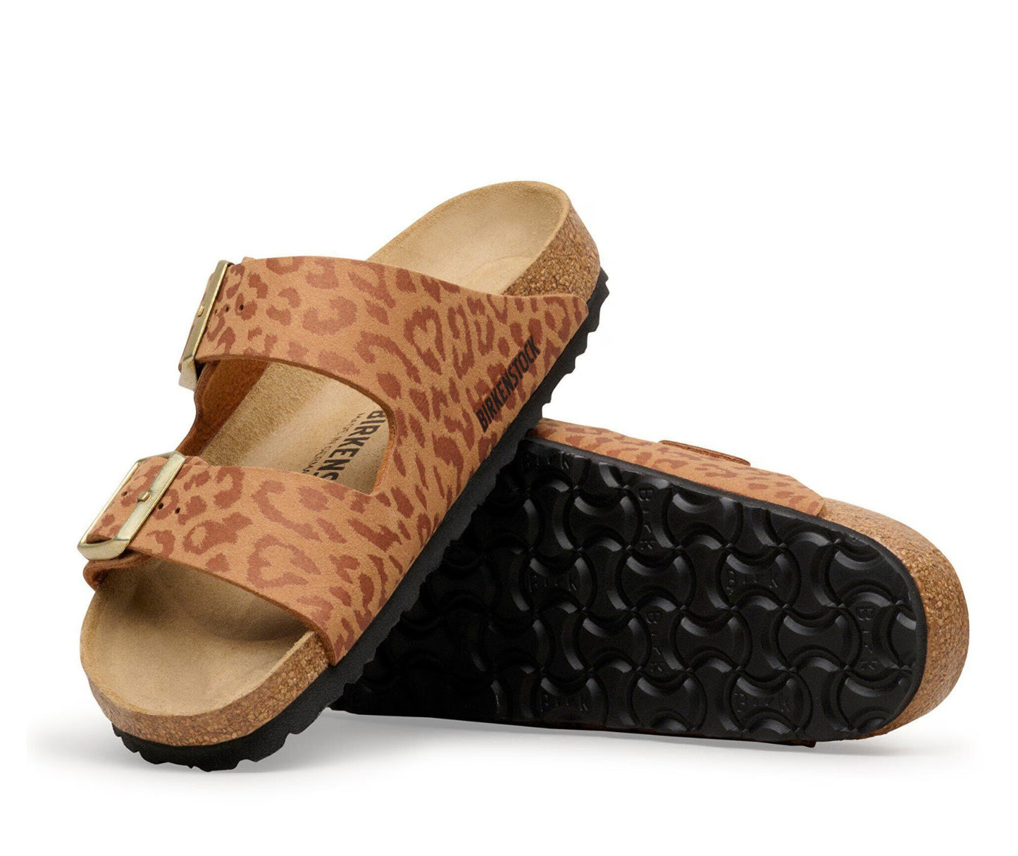 Birkenstock Arizona Synthetics Women Sandals Leo Pecan Regular Fit